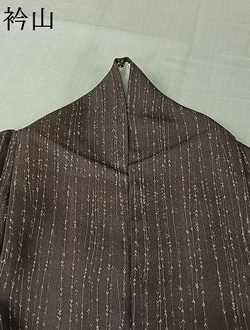 平和屋着物▽上質な小紋　単衣　蔦草文　金彩　正絹　逸品　AABL3930jh
