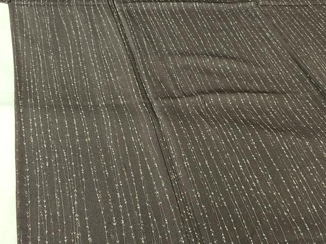 平和屋着物▽上質な小紋　単衣　蔦草文　金彩　正絹　逸品　AABL3930jh