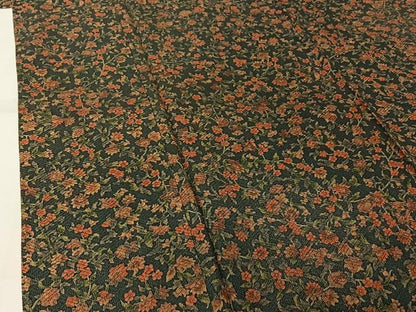 平和屋着物▽上質な小紋　単衣　草花文　正絹　逸品　AABL3931jh