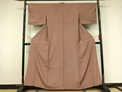 平和屋着物▽江戸小紋　単衣　鮫小紋柄　正絹　逸品　未使用　AABL3946jh