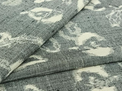 平和屋着物▽上質な紬　単衣　成り物　正絹　逸品　AABL3951jh