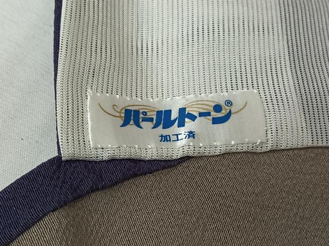 平和屋着物▽世界的人形師　辻村寿三郎　ジュサブロー　小紋　単衣　簪　正絹　逸品　AABL3959jh