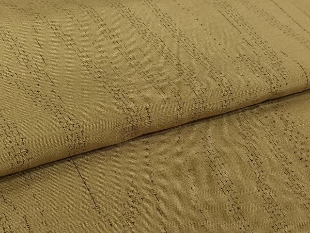 平和屋着物▽結城紬　単衣　80亀甲　流水文　正絹　逸品　AABL3962jh