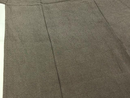 平和屋着物▽江戸小紋　単衣　市松文様　正絹　逸品　AABL3969jh
