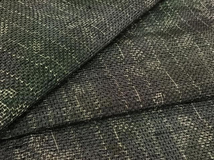 平和屋着物▽上質な紬　単衣　蔦草文　正絹　逸品　AABL3977jh