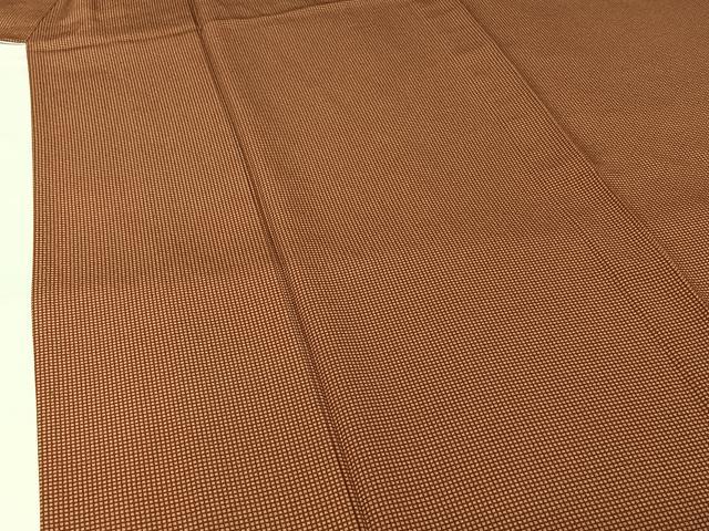 平和屋着物▽江戸小紋　単衣　角通し　正絹　逸品　AABL4000jh