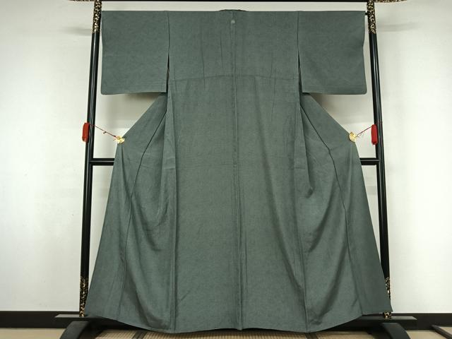 平和屋着物▽江戸小紋　単衣　鮫小紋柄　正絹　逸品　AABL4001jh