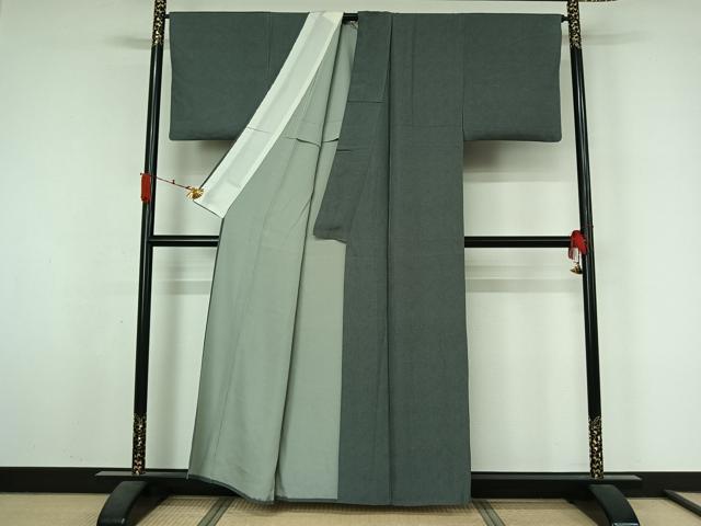 平和屋着物▽江戸小紋　単衣　鮫小紋柄　正絹　逸品　AABL4001jh