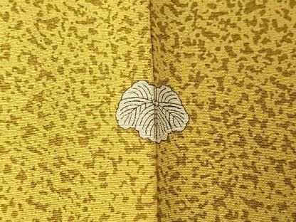 平和屋着物▽上質な小紋　単衣　霞文　たたき染め　正絹　逸品　AABL4007jh