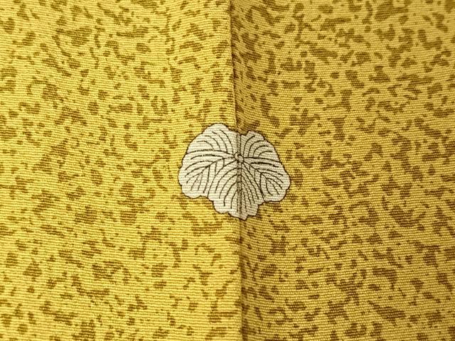 平和屋着物▽上質な小紋　単衣　霞文　たたき染め　正絹　逸品　AABL4007jh