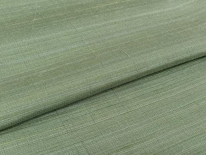平和屋着物▽紅花紬　米沢　単衣　霞文　反端付き　正絹　逸品　AABL4022jh