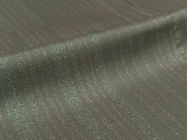 平和屋着物▽本場染大島紬　単衣　縞　ゑり善扱い　正絹　逸品　未使用　AABL4026jh