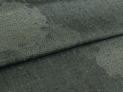 平和屋着物▽上質な紬　単衣　雪輪文　正絹　逸品　未使用　AABL4031jh