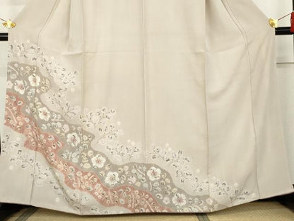 平和屋着物●訪問着　辻が花　絞り　正絹　逸品　AABL4045cs