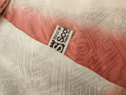平和屋着物●名門　藤娘きぬたや・総絞り　振袖　花蝶文　正絹　逸品　AABL4060cs