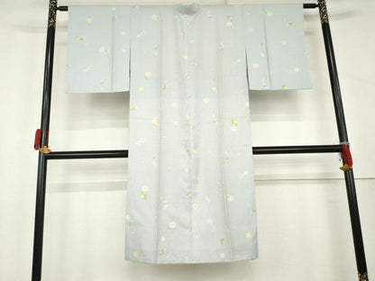 平和屋着物●長襦袢　無双仕立て　舞花文　正絹　逸品　AABL4071cs