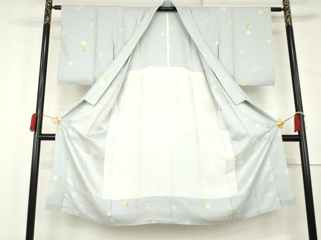 平和屋着物●長襦袢　無双仕立て　舞花文　正絹　逸品　AABL4071cs