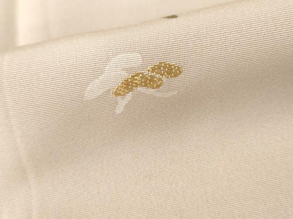 平和屋着物●訪問着　竹屋町刺繍　松　金糸　金彩　正絹　逸品　未使用　AABL4075cs