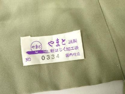 平和屋着物●訪問着　手描き　流水に枝梅　やまと誂製　正絹　逸品　AABL4078cs