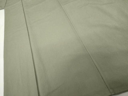 平和屋着物●上質な色無地　深川鼠色　まるやま扱い　正絹　逸品　AABL4101cs