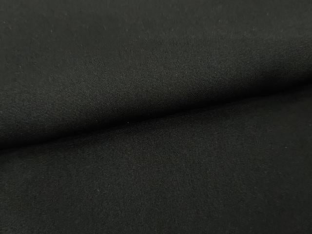 平和屋着物●男性　黒紋付　正絹　逸品　AABL4117cs