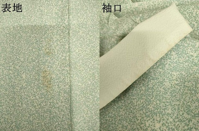 平和屋着物●京友禅の第一人者　松井青々　小紋　霞文　正絹　逸品　AABL4120cs