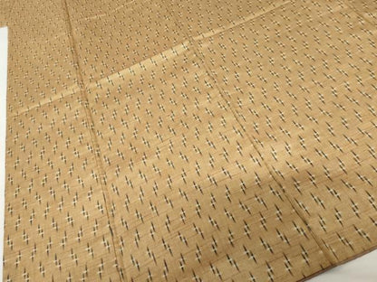 平和屋着物●本場琉球絣　紬　正絹　逸品　AABL4121cs