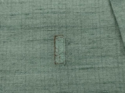 平和屋着物●上質な紬　作家物　色無地　錆浅葱色　正絹　逸品　AABL4128cs