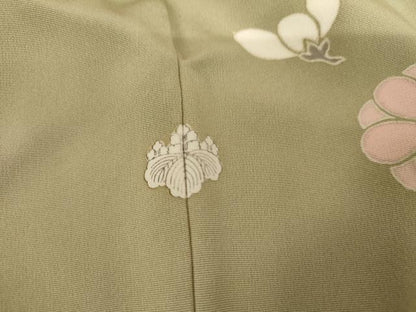 平和屋着物●訪問着　流水花文　暈し染め　正絹　逸品　AABL4169cs