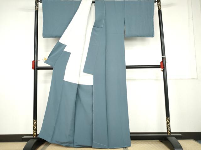 平和屋着物●上質な色無地　舛花色　正絹　逸品　未使用　AABL4171cs