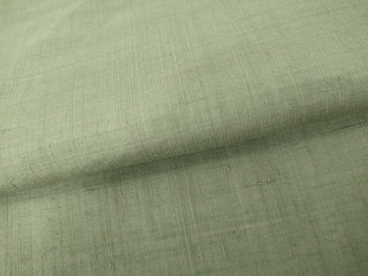 平和屋着物●結城紬　色無地　薄青色　正絹　逸品　未使用　AABL4188cs