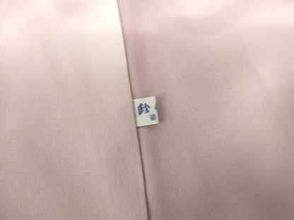平和屋着物●訪問着　刺繍　枝葉文　鈴乃屋扱い　正絹　逸品　AABL4193cs