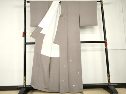 平和屋着物●訪問着　絞り　花丸文　正絹　逸品　未使用　AABL4216cs