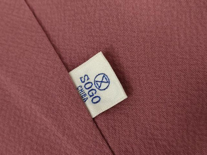 平和屋着物●上質な色無地　長春色　そごう扱い　正絹　逸品　AABL4221cs