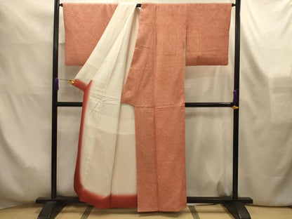 平和屋着物■大変加工の良い総絞り小紋　正絹　逸品　AABL4245sx