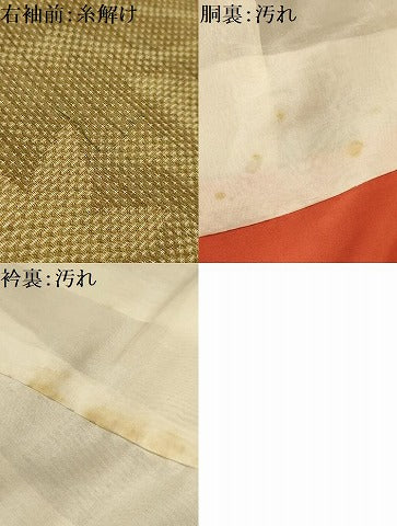 平和屋着物■上質な紬　竜田川　正絹　逸品　AABL4251sx