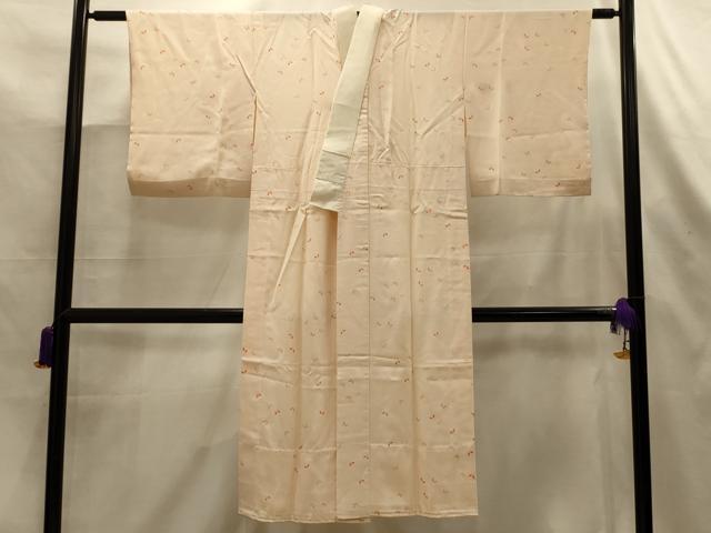 平和屋着物■長襦袢　無双仕立て　舞蝶文　正絹　逸品　AABL4261sx