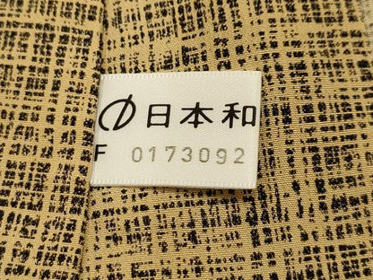 平和屋着物■長襦袢　無双仕立て　霞文　正絹　逸品　AABL4263sx
