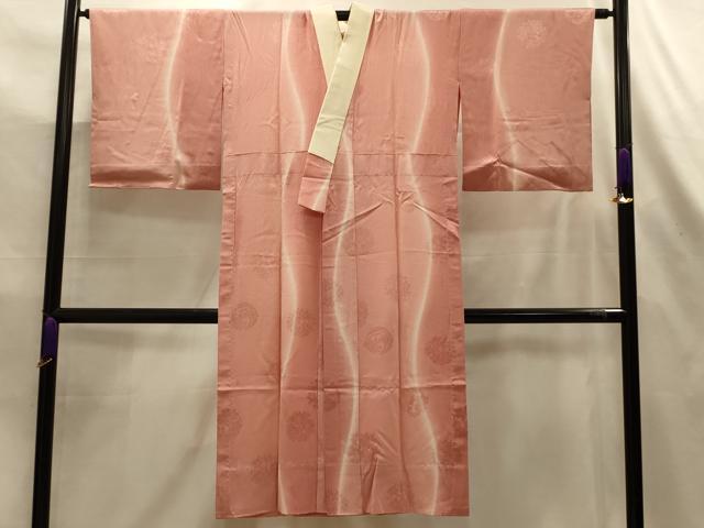 平和屋着物■長襦袢　無双仕立て　花丸文　暈し染め　やまと誂製　正絹　逸品　AABL4266sx