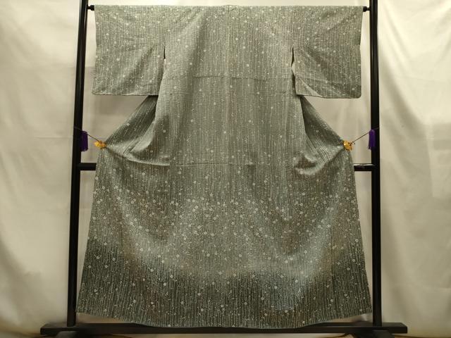平和屋着物■訪問着　枝垂れ花文　暈し染め　正絹　逸品　AABL4291sx