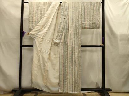 平和屋着物■上質な小紋　舞花間道　正絹　逸品　AABL4293sx