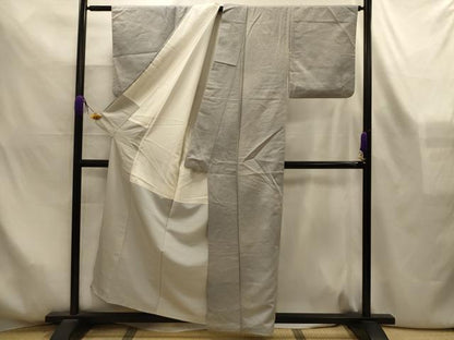 平和屋着物■上質な小紋　雲取り青海波　暈し染め　正絹　逸品　AABL4297sx