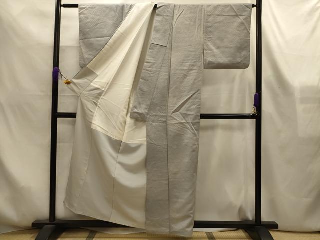 平和屋着物■上質な小紋　雲取り青海波　暈し染め　正絹　逸品　AABL4297sx