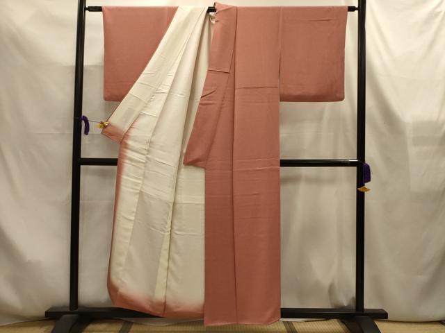 平和屋着物■江戸小紋　格子　角通し　正絹　逸品　AABL4304sx