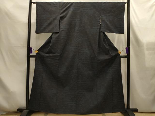平和屋着物■上質な紬　風景文　正絹　逸品　AABL4305sx