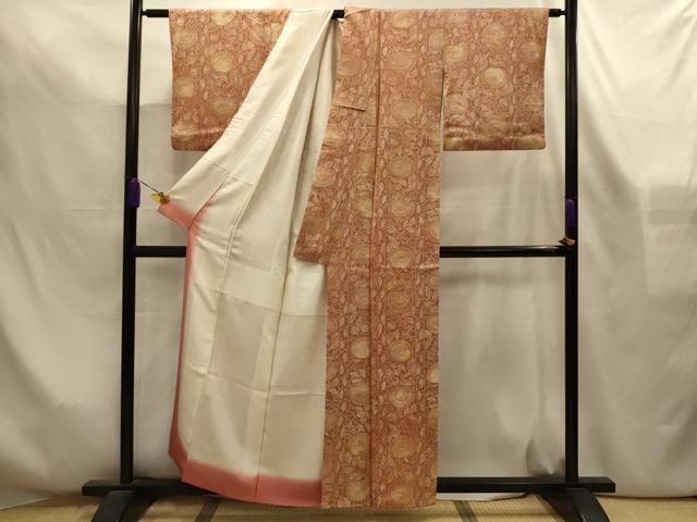 平和屋着物■上質な小紋　花間道　正絹　逸品　AABL4321sx