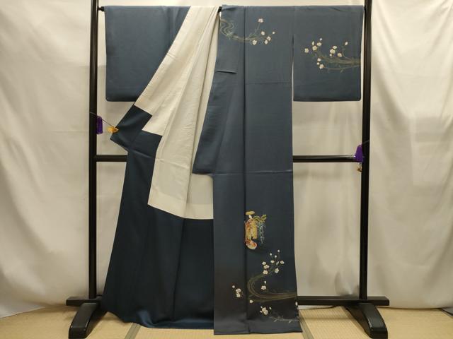 平和屋着物■訪問着　女人文　金彩　正絹　逸品　AABL4326sx
