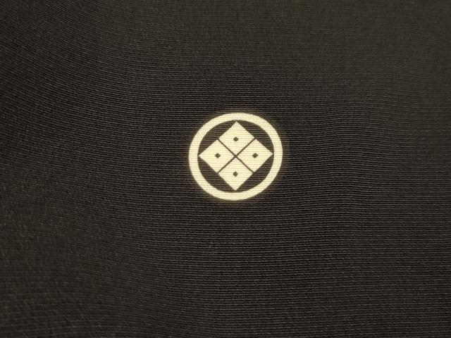 平和屋着物■豪華黒留袖　駒刺繍　松竹梅風景文　正絹　逸品　AABL4328sx