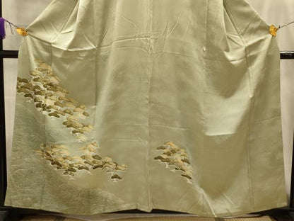 平和屋着物■訪問着　浜松文　正絹　逸品　AABL4334sx