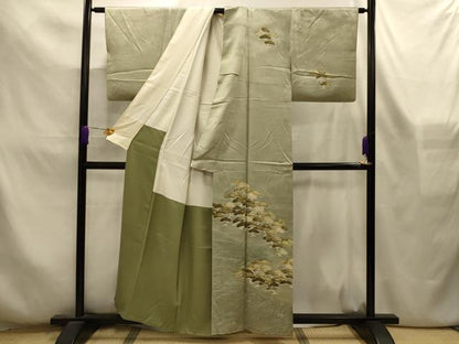 平和屋着物■訪問着　浜松文　正絹　逸品　AABL4334sx